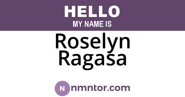 Roselyn Ragasa