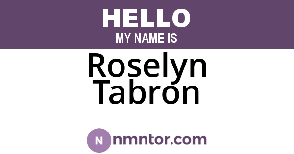 Roselyn Tabron