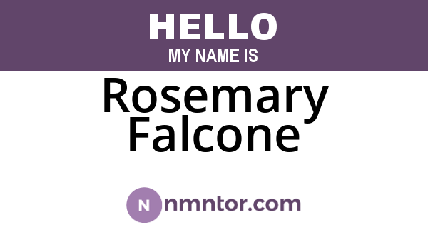 Rosemary Falcone