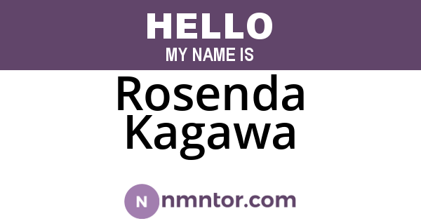Rosenda Kagawa