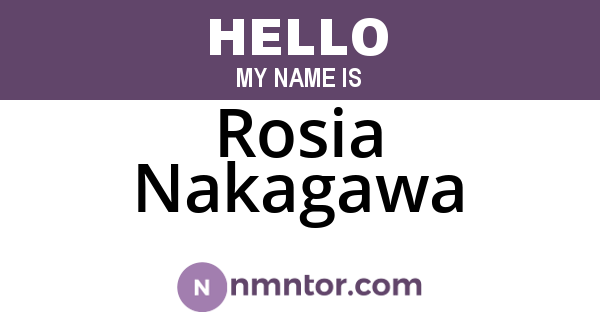 Rosia Nakagawa