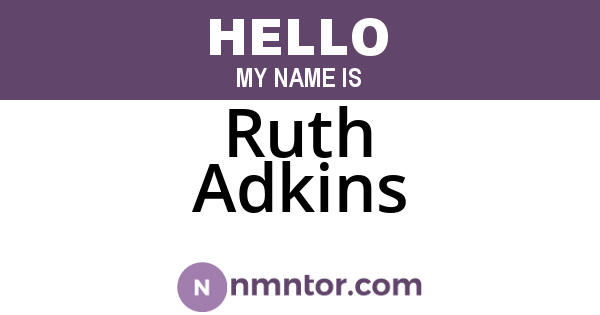 Ruth Adkins