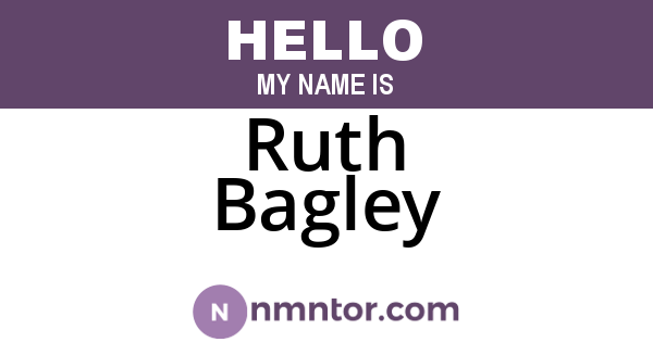 Ruth Bagley