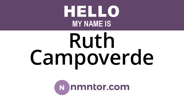 Ruth Campoverde