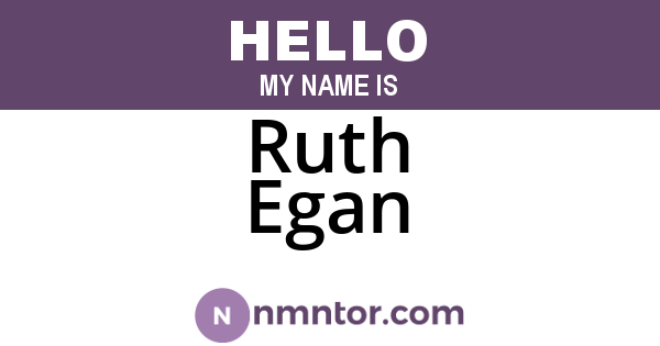 Ruth Egan