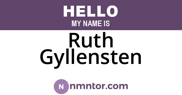 Ruth Gyllensten