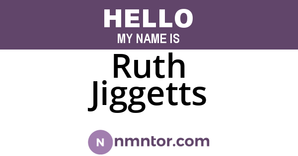 Ruth Jiggetts