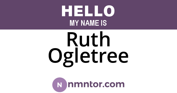 Ruth Ogletree