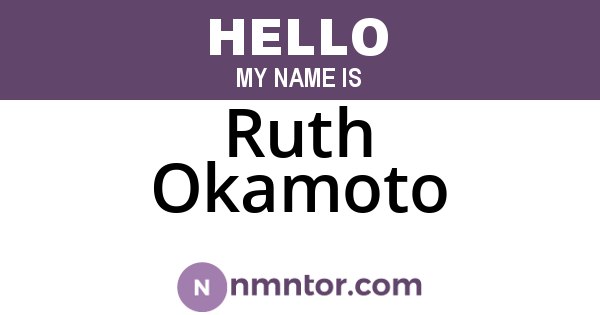 Ruth Okamoto