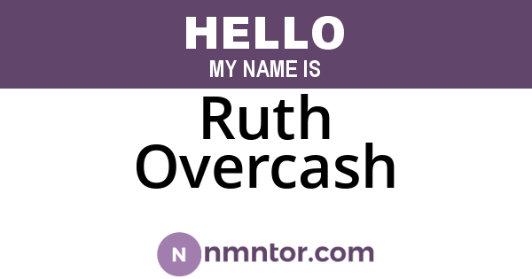 Ruth Overcash