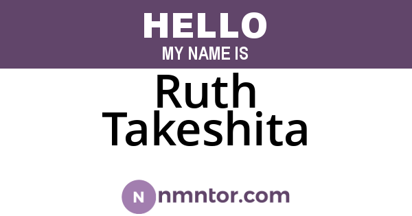 Ruth Takeshita