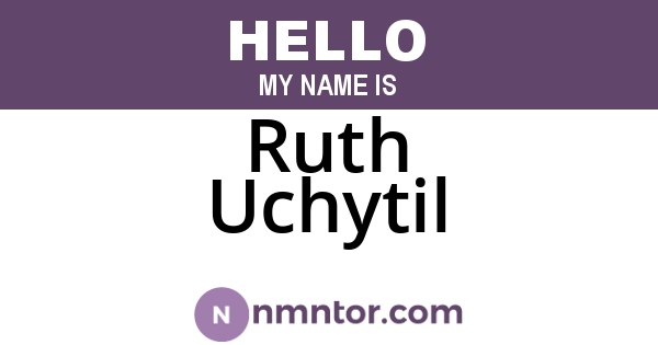 Ruth Uchytil