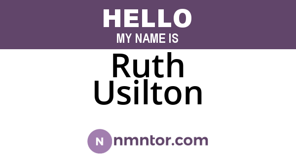 Ruth Usilton