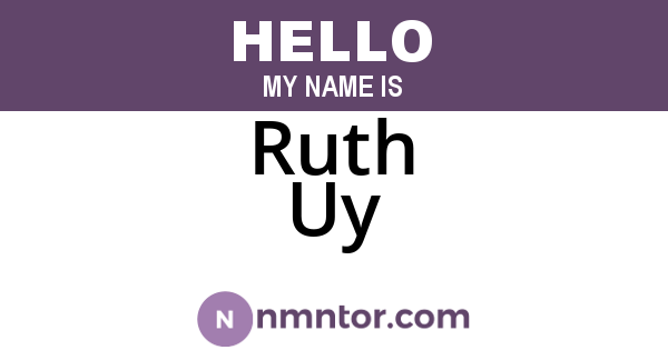 Ruth Uy