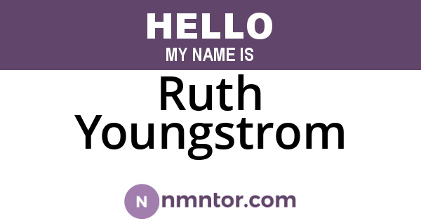 Ruth Youngstrom