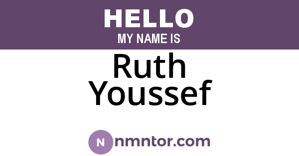 Ruth Youssef