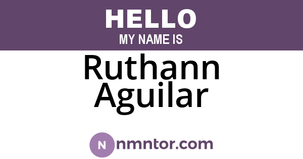 Ruthann Aguilar