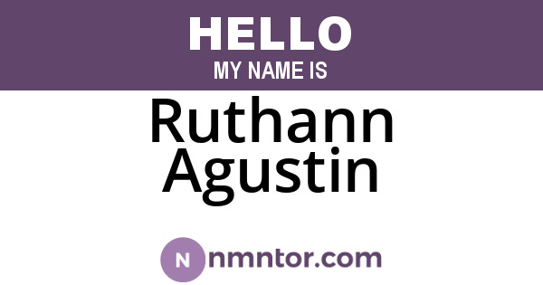 Ruthann Agustin