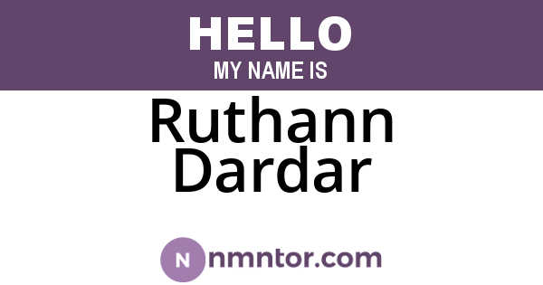 Ruthann Dardar