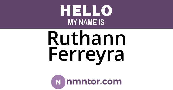 Ruthann Ferreyra