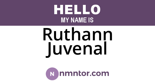 Ruthann Juvenal