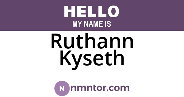Ruthann Kyseth