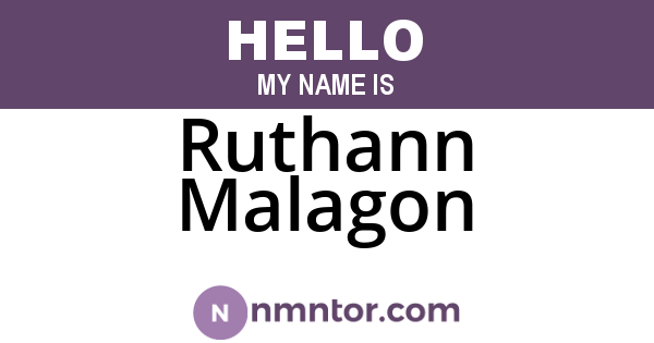 Ruthann Malagon