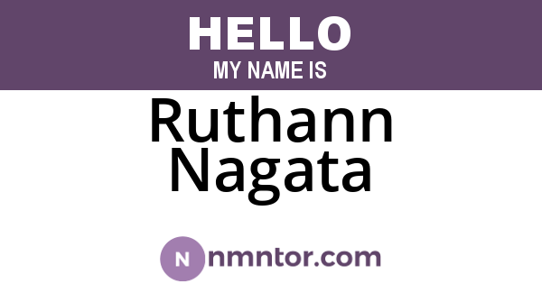 Ruthann Nagata