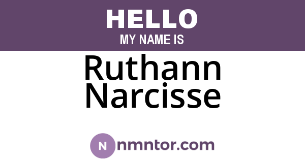 Ruthann Narcisse