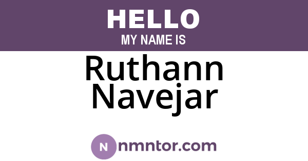 Ruthann Navejar
