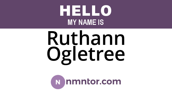 Ruthann Ogletree