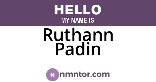 Ruthann Padin