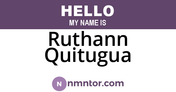 Ruthann Quitugua
