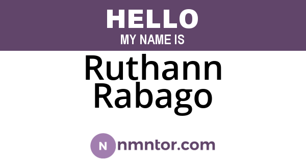 Ruthann Rabago