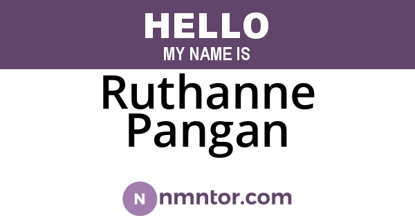 Ruthanne Pangan