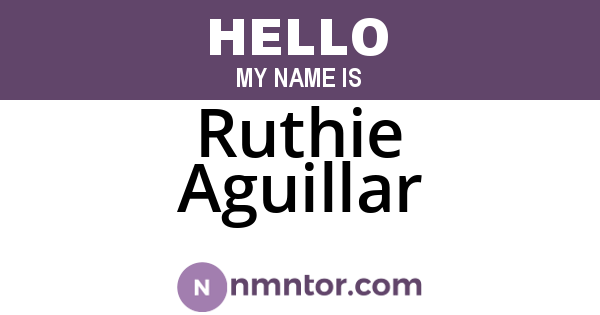 Ruthie Aguillar