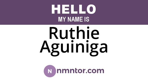 Ruthie Aguiniga