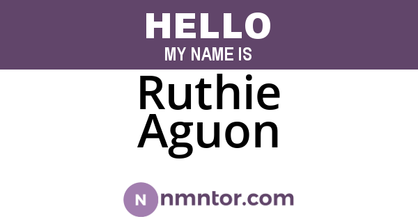 Ruthie Aguon