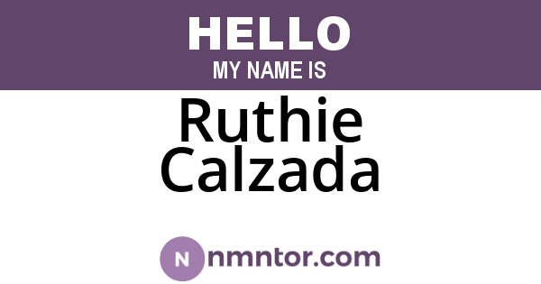 Ruthie Calzada