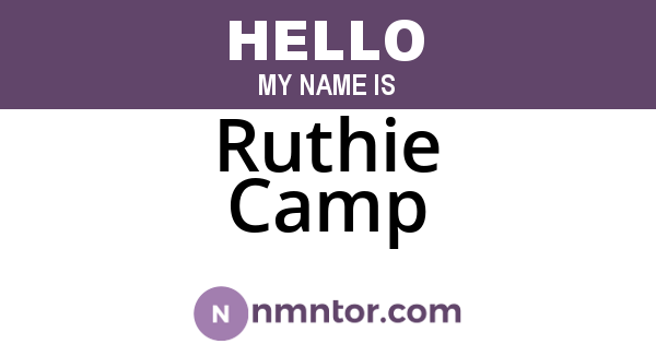Ruthie Camp