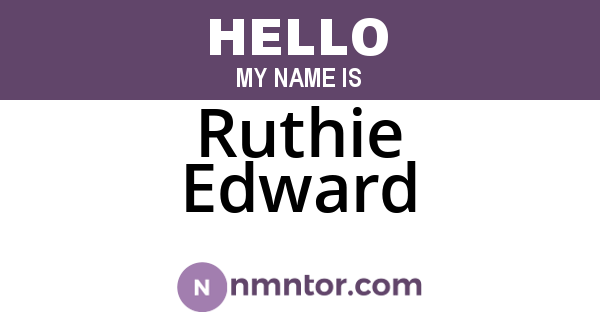 Ruthie Edward