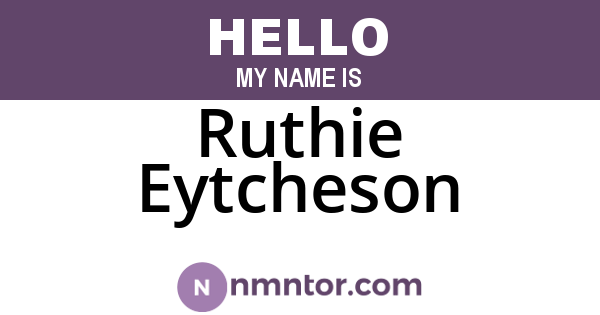 Ruthie Eytcheson