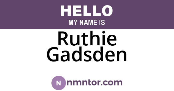 Ruthie Gadsden