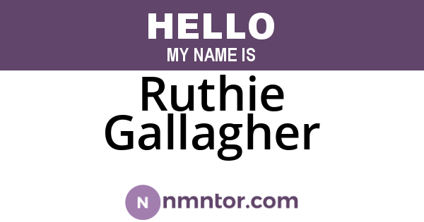 Ruthie Gallagher