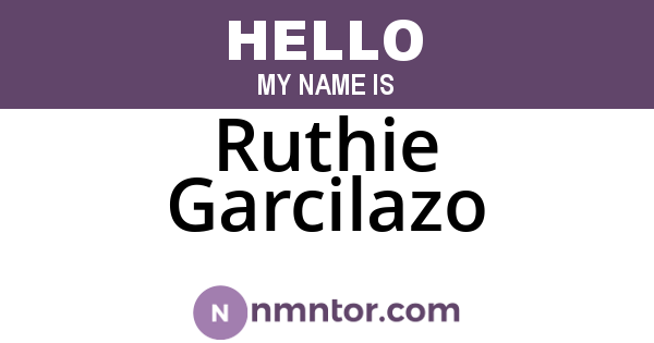 Ruthie Garcilazo