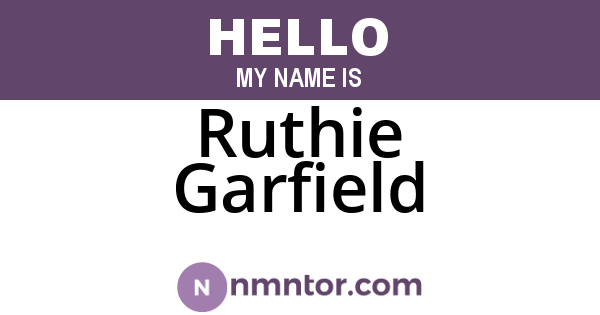 Ruthie Garfield