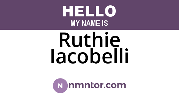 Ruthie Iacobelli