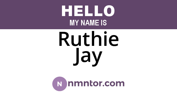 Ruthie Jay