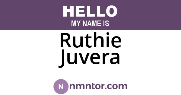 Ruthie Juvera