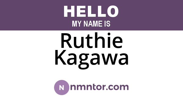 Ruthie Kagawa